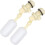 PVC Float Valve 2-Piece Set with 30% Water Saving for Livestock Drinker Pond Level Control 1