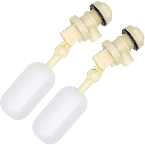 PVC Float Valve 2-Piece Set with 30% Water Saving for Livestock Drinker Pond Level Control