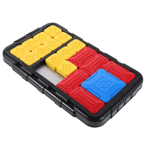 4Pcs Black Sliding Puzzle Toy Plastic Brain Teaser Game 1