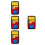 4Pcs Black Sliding Puzzle Toy Plastic Brain Teaser Game 6