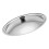 2Pcs Universal Silver Stainless Steel Pot and Pan Lids for Kitchen Use 2