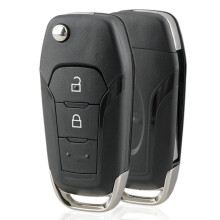 2X Car Remote Key 2 Button 433Mhz Fit for Ranger F150 2015 2016 2017 2018 Id49 Pcf7945P Eb3T-15K601-Ba