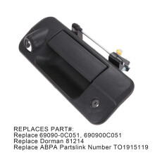 2X Rear Tailgate Handle with Camera Key Hole for -Tundra 2007-2013 69090-0C050 69090-0C051