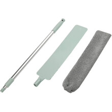 Telescopic Cleaning Duster with Bendable Head Reusable Microfibre Cloth, Reaches High Ceilings, Corners Under Furniture