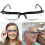 Focus Adjustable Glasses with Independent Diopter Control, for Computer Reading Driving, Aluminium Alloy Frame 1