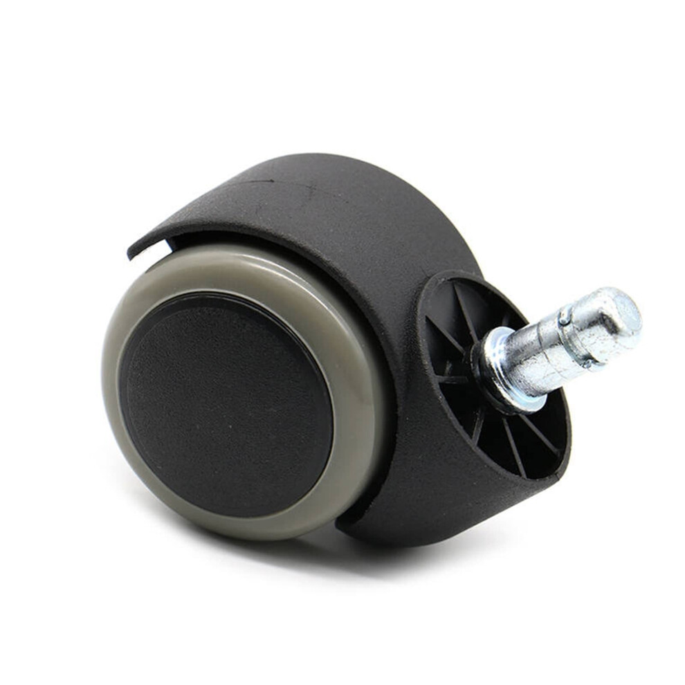 Office Chair Wheels 2 Inch Universal Silent Replacement Casters Set 50Kg Load Capacity Gray 9073542436706