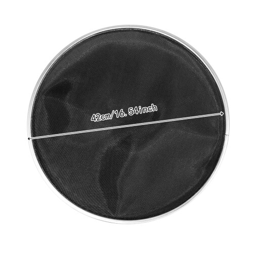 16 Inch Mesh Drum Practice Pad  Low Volume Double Layer Drum Head for Quiet Home Training 1
