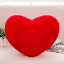 Heart Plush Cushion Ultra-Soft Comfortable Touch Decorative Pillow for Chair Bed Living Room