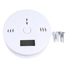Carbon Monoxide Alarm, LCD Digital Display Shows Real-Time Concentration, Adjustable Sensitivity with Sound Light Warning, Wall Mountable