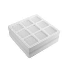 Vervangend HEPA-filter voor luchtreiniger, compatibel met HealthPro 100 en 250, 327x327x115 mm, voor luchtzuivering.