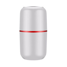Electric Spice Grinder with 304 Stainless Steel Container, 30000 RPM Fast Grinding for Dry Herbs Nuts Coffee Beans, White