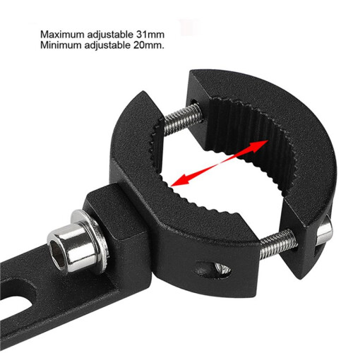 4X Universal Motorcycle Headlight Mount Bracket 50-60mm Adjustable Headlamp Holder Fork Clamp Mount 1
