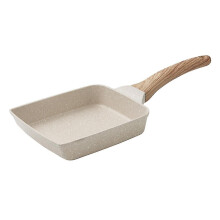 Square Japanese Tamagoyaki Frying Pan, Non-Stick Coating for Healthy Low-Oil Cooking, Easy Clean, Multi Stove Use Including Gas Ceramic