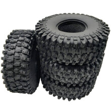 8PCS 120MM 1.9 Rubber Rocks Tyres Wheel Tires for 1/10 RC Rock Crawler Axial SCX10 90046 AXI03007  TRX4 D90 TF2