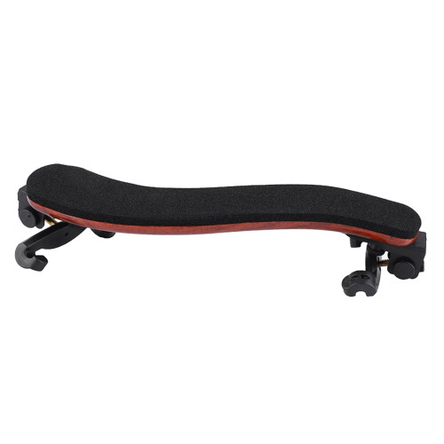 Adjustable Maple Violin Shoulder Rest for 3/4 and 4/4 Violins with Soft Padding and Antiskid Grip