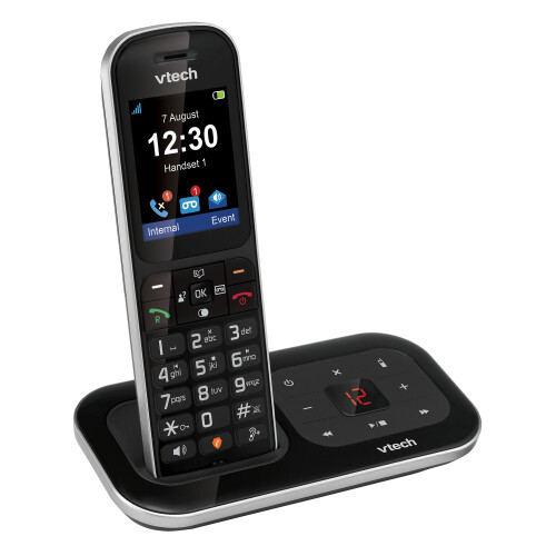 Refurbished VTech PS1350 Single Cordless Phone With Answering Machine Colour Display 2