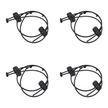 4X 9673401080 6438ET Car Engine Hood Front Windscreen Wiper Nozzle for 508 Windshield Washer Cleaner Tube