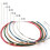 Colorful Acoustic Guitar Strings Set  Rainbow 6 String Folk Replacement, ColorCoded for Easy Restringing 3