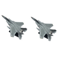 2X 1/100 Scale Diecast Airplanes F15  American Navy Airplanes Model for Collection Gift Home Living Room Decor
