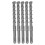 5PCS Impact Drill Bits Set 14mm, 210mm Spiral Carbide Tip 16