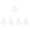 5Rolls White Elastic Line for Bracelet Making Beading DIY Accessories 5