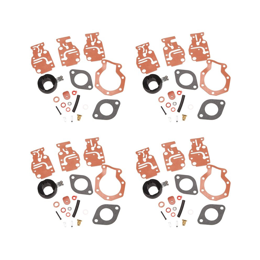 4X Carburetor Repair Kit For Johnson Evinrude Carburetor Accessories 439073 0439073 6031070634226