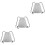 3Pcs Lightweight Drawstring Backpacks Grey Oxford Cloth Storage Bags 7