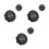 3Pièces Voltmètre Digital Étanche Noir Pour Batterie Dc 7