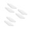 6Pcs White Plastic Flowerpot Trays Durable Square Planter Drip Saucers 5