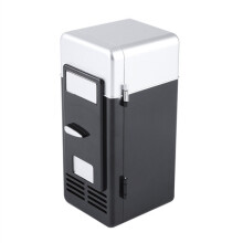 Mini frigo portatile con funzione di raffreddamento e riscaldamento, USB, per lattine di bevande, raffredda fino a 8,5 C in 5 minuti.