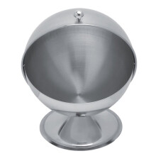 Kruidenpotje met draaideksel, roestvrij staal, 13 cm, waterdicht en stofdicht, geschikt voor thuis en in de horeca.