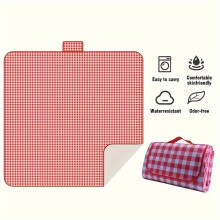 Waterdichte picknickmat, dik en duurzaam buitenkleed met vlekbestendigheid, voor kamperen en strandfeesten.