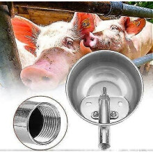 Automatic Pig Drinker for Sows, Anti-Overflow Anti-Pollution Valve, 304 Stainless Steel, Reduces Water Waste and Contamination