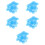 500Pcs Plastic Chips Easy-Clean Counting Game Pieces 8