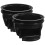 8Pcs Floor Drain Backflow Preventer Black ABS for Shower and Garage 3
