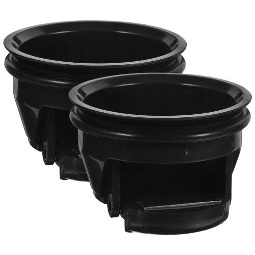 8Pcs Floor Drain Backflow Preventer Black ABS for Shower and Garage 2