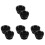 8Pcs Floor Drain Backflow Preventer Black ABS for Shower and Garage 4