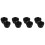 8Pcs Floor Drain Backflow Preventer Black ABS for Shower and Garage 5