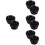 8Pcs Floor Drain Backflow Preventer Black ABS for Shower and Garage 6