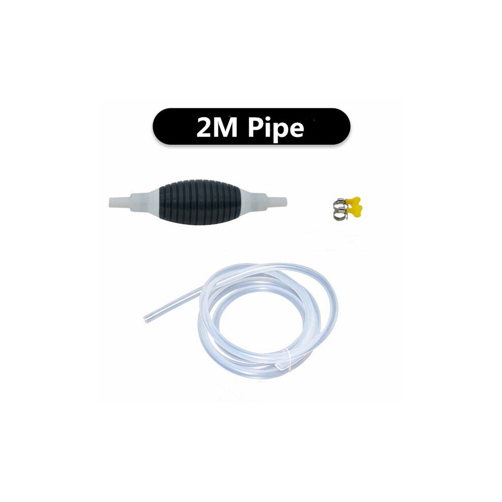 Manual Fuel Oil Transfer Pump Hand Siphon With Pvc Hose For Gasoline Diesel Water Fish Tank 6901508522053