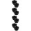 8Pcs Floor Drain Backflow Preventer Black ABS for Shower and Garage 8