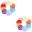400Pcs DIY Craft Paper Assorted Colors for Teenager Projects 7
