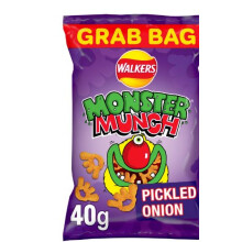 Walkers Monster Munch Pickled 40g (Pack of 35)
