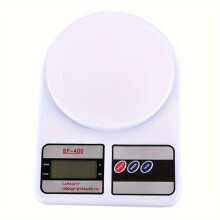 Digital Kitchen Scale with Tare Function and Easy-Clean Surface for Baking, Coffee and Supplements