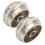 Flute Headjoint End Cap 2pcs Silver Crown Screw Cap for Woodwind  with Secure Threaded Fit 1