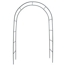 Arche de jardin en fer robuste et large (140 cm) - Support pour plantes - Décoration de mariage extérieure