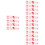 96Pcs False Nail Tips ABS Press on Nails Assorted Colors for Women 6