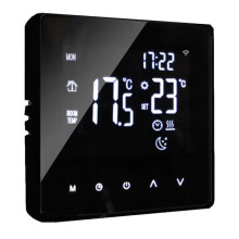Termostato programable con pantalla táctil LCD para programación semanal y control de temperatura en el hogar, 230 V 16 A