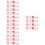 96Pcs False Nail Tips ABS Press on Nails Assorted Colors for Women 7