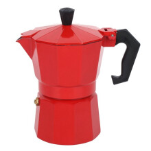 Stovetop Coffee Maker, Aluminium Moka Pot with Heat Resistant Ergonomic Handle, 300ml 6 Cup Capacity, Easy to Clean for Daily Use